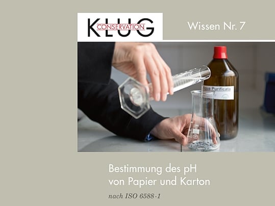 Wissen Nr. 7 – Bestimmung des pH von Papier und Karton